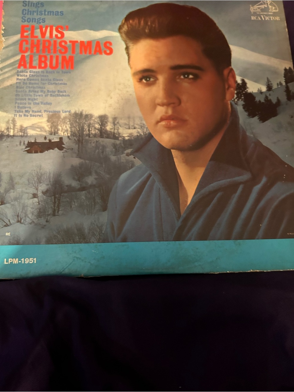 Elvis Presley Navy Blue Pea Coat - Classic Collared Coat